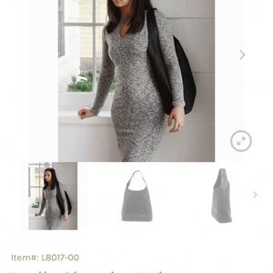 NWT Joy Susan Molly Slouchy Hobo Handbag in Black